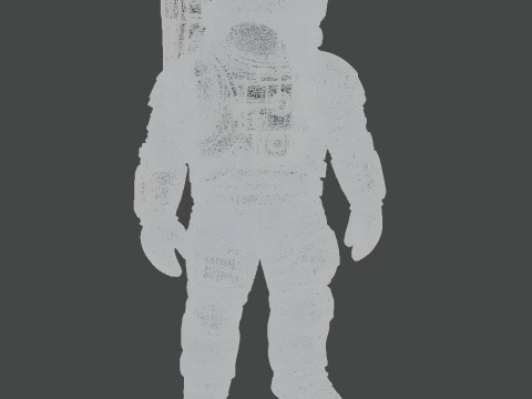 Astronaut STL 3D Printable Space Suit Character Explorer Figure 3D print model 3D Model