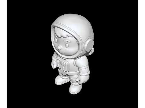 3D Astronaut Character for Printing 3D print model 3D 模型