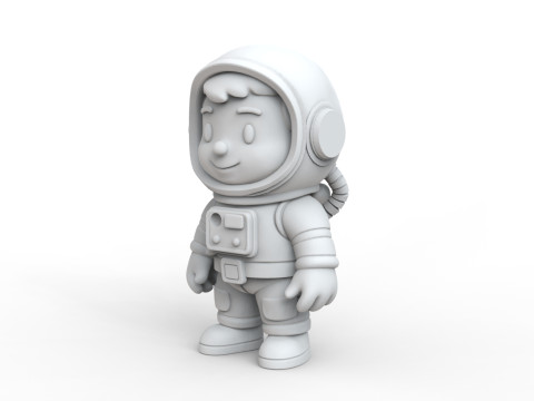 3D Astronaut Character for Printing 3D print model 3D 模型