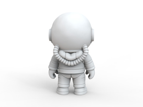 3D Astronaut Character for Printing 3D print model 3D 模型