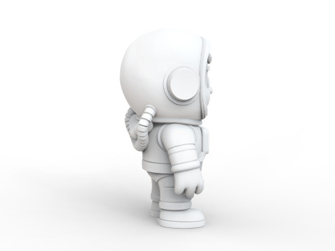 3D Astronaut Character for Printing 3D print model 3D 模型
