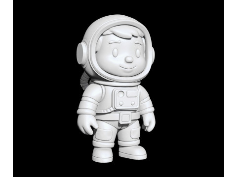 3D Astronaut Character for Printing 3D print model 3D 模型