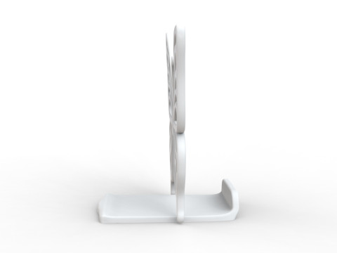 Butterfly Phone Stand 3D Printed Desk Accessory 3D print model 3D Baskı Modeli