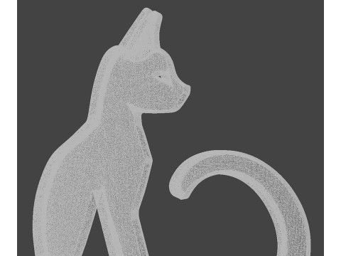 Cat Phone Stand 3D print model 3D Model