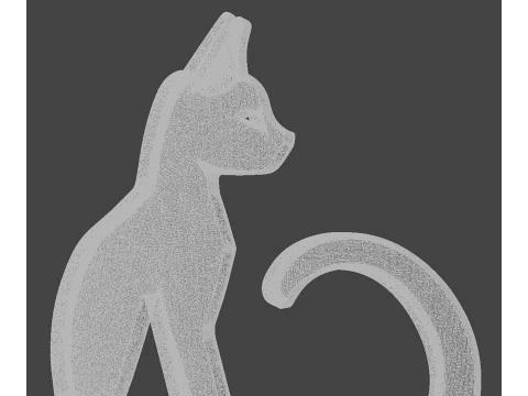 Cat Phone Stand 3D print model 3D Print Model