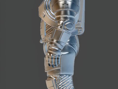 Astronaut STL - High Detail Printable Space Suit Figure 3D print model 3D Model