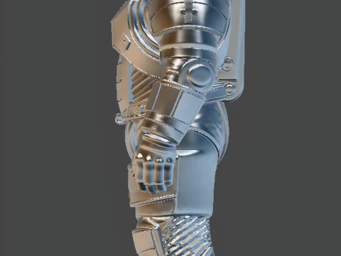 अंतरिक्ष यात्री एसटीएल - उच्च विवरण प्रिंट करने योग्य स्पेस सूट चित्र 3डी प्रिंट मॉडल 3D प्रिंट मॉडल