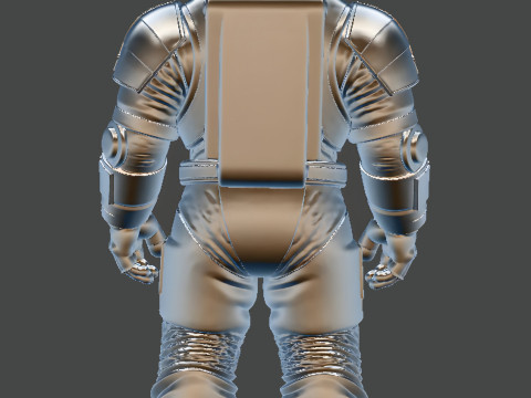 Astronaut STL - High Detail Printable Space Suit Figure 3D print model 3D Model