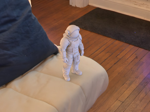Astronaut STL - High Detail Printable Space Suit Figure 3D print model 3D Model