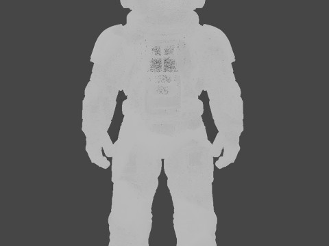 Astronaut STL - High Detail Printable Space Suit Figure 3D print model 3D Model