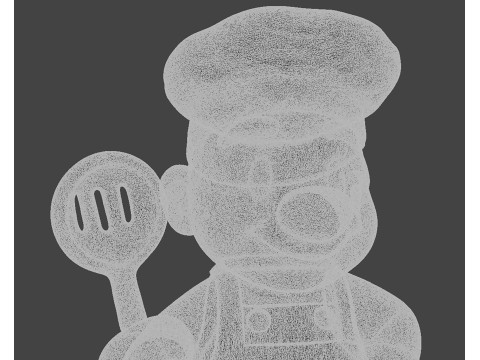 Cartoon Chef 3D print model 3D Model
