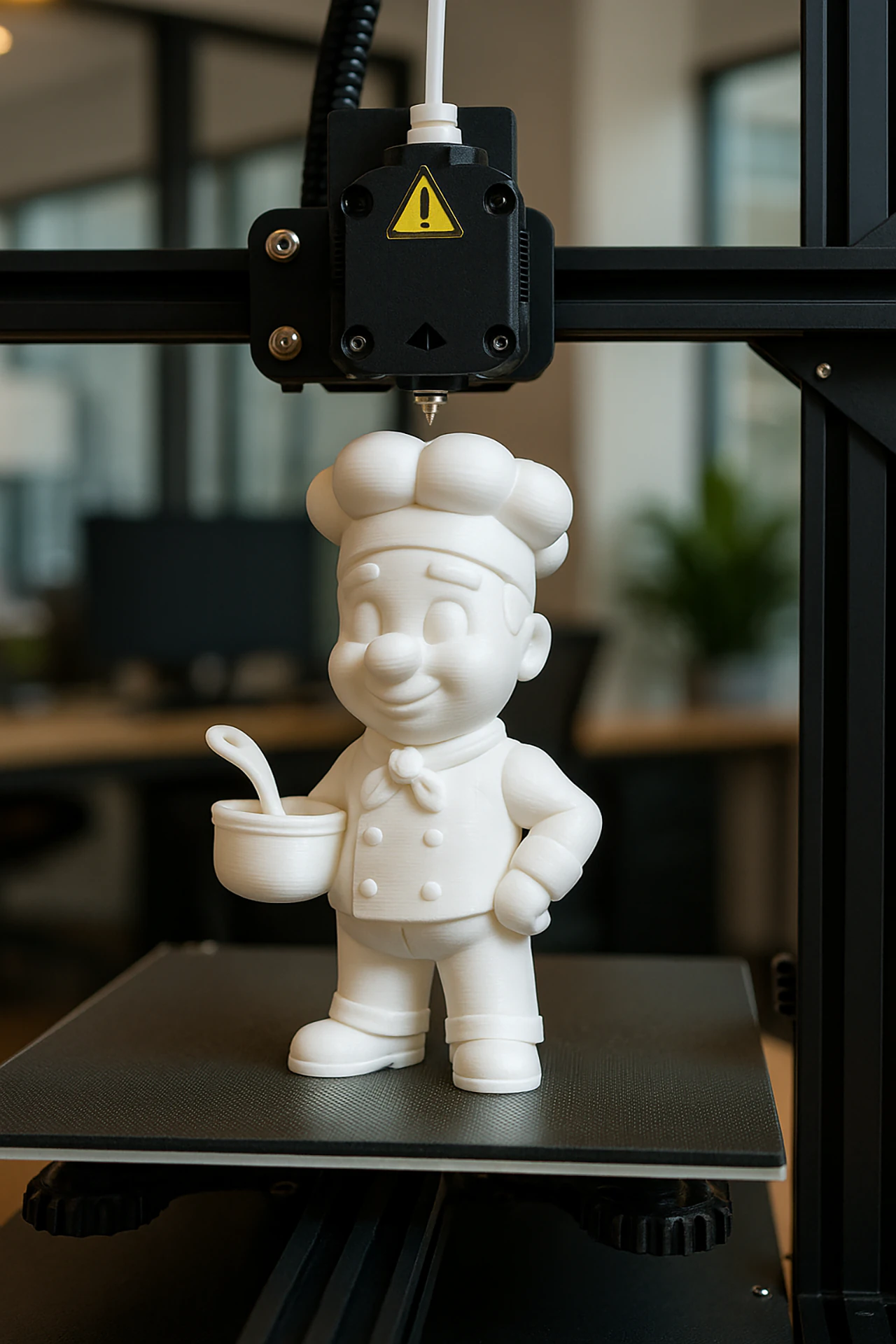 Chef Holding Pot 3D print model 3D Print Model .c4d .max .obj .3ds .fbx .stl .blend 