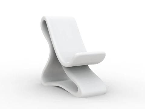 Curved Base Phone Stand 3D print model 3D Print Model