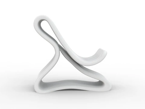 Curved Base Phone Stand 3D print model 3D Print Model