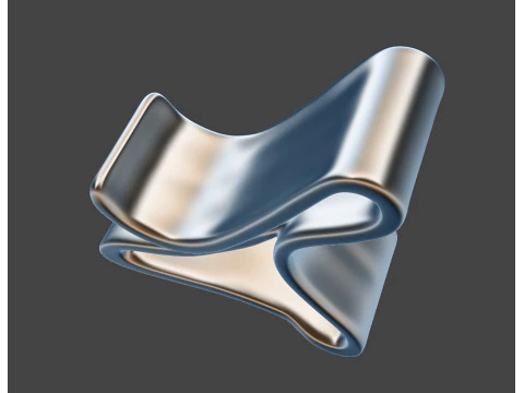 Curved Base Phone Stand 3D print model 3D Print Model