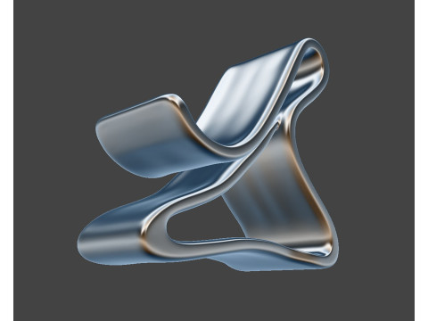 Curved Base Phone Stand 3D print model 3D 모델