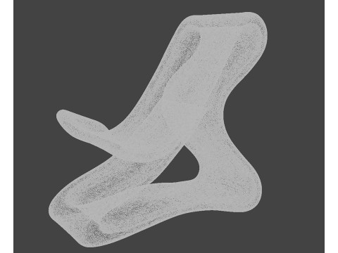 Curved Base Phone Stand 3D print model 3D 모델