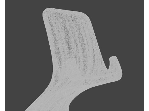 Curved Base Phone Stand 3D print model 3D 모델