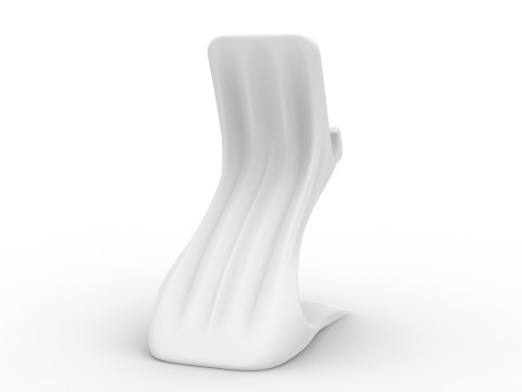 Curved Base Phone Stand 3D print model 3D 모델