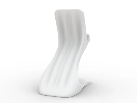 Curved Base Phone Stand 3D print model 3D Print Model