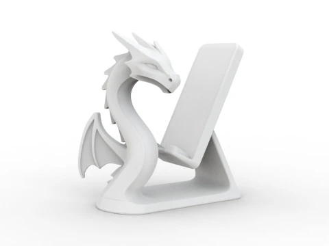 Modello di stampa 3D del supporto per telefono Dragon Modello di stampa 3D