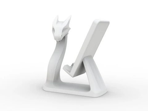 Modello di stampa 3D del supporto per telefono Dragon Modello di stampa 3D