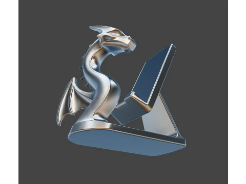 Modello di stampa 3D del supporto per telefono Dragon Modello di stampa 3D