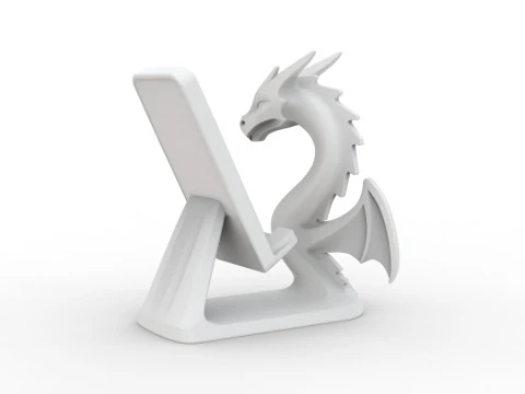 Modello di stampa 3D del supporto per telefono Dragon Modello di stampa 3D