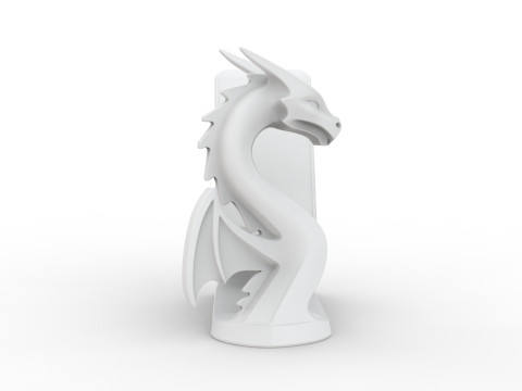 Dragon Phone Stand 3D print model 3D 모델