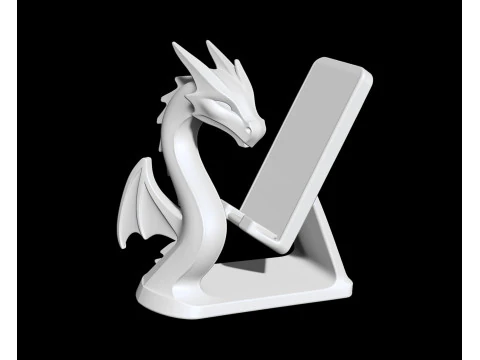 Modello di stampa 3D del supporto per telefono Dragon Modello di stampa 3D