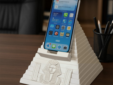 Egyptian Pyramid Phone Stand 3D print model 3D Model