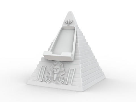 Egyptian Pyramid Phone Stand 3D print model 3D Model