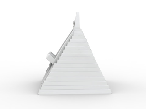 Egyptian Pyramid Phone Stand 3D print model 3D Model