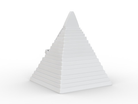 Egyptian Pyramid Phone Stand 3D print model 3D Model