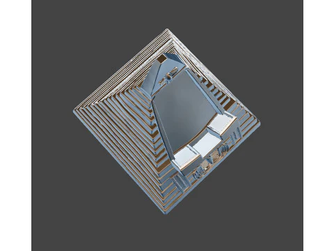 Modelo de impress&atilde;o 3D do suporte para telefone em pir&acirc;mide eg&iacute;pcia Modelo de Impressão 3D