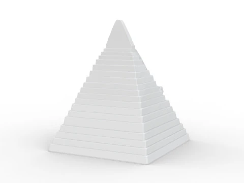 Modelo de impress&atilde;o 3D do suporte para telefone em pir&acirc;mide eg&iacute;pcia Modelo de Impressão 3D