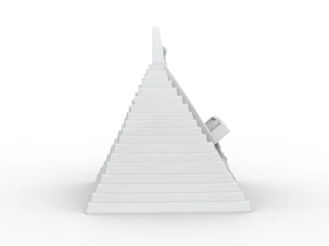 Modelo de impress&atilde;o 3D do suporte para telefone em pir&acirc;mide eg&iacute;pcia Modelo de Impressão 3D