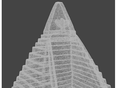 Modelo de impress&atilde;o 3D do suporte para telefone em pir&acirc;mide eg&iacute;pcia Modelo de Impressão 3D