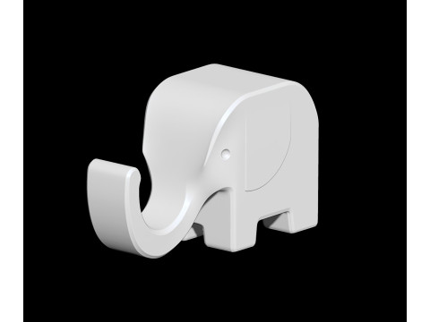 Elephant Phone Stand 3D print model 3D printmodel