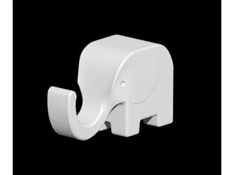 Elephant Phone Stand 3D print model 3D Print Model