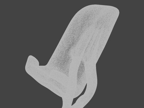Organic Shape Phone Stand 3D print model 3D Druckmodell