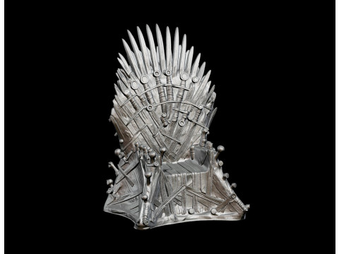 Iron Throne Game of Thrones Collectible 3D print model 3Dプリントモデル