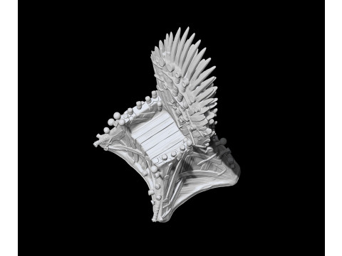 Iron Throne Game of Thrones Collectible 3D print model 3Dプリントモデル