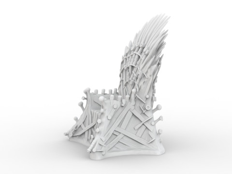 Iron Throne Game of Thrones Collectible 3D print model 3Dプリントモデル