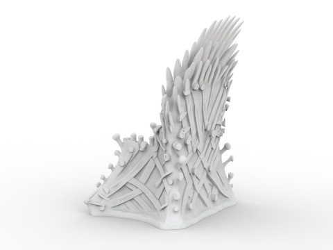 Iron Throne Game of Thrones Collectible 3D print model 3Dプリントモデル