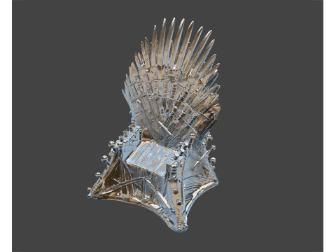 Iron Throne Game of Thrones Collectible 3D print model 3Dプリントモデル