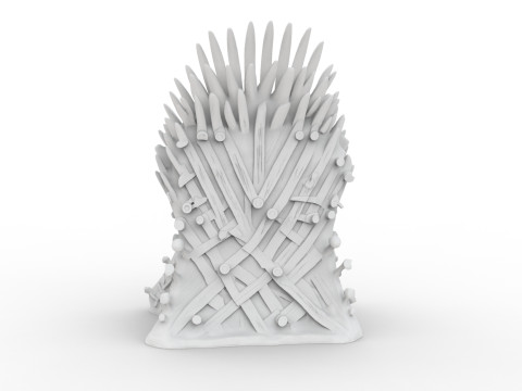 Iron Throne Game of Thrones Collectible 3D print model 3Dプリントモデル