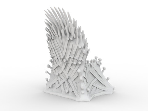 Iron Throne Game of Thrones Collectible 3D print model 3Dプリントモデル