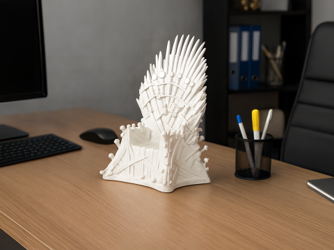 Iron Throne Game of Thrones Collectible 3D print model 3Dプリントモデル