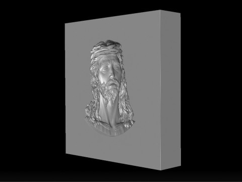 Jesus Mold 3D print model 3D Baskı Modeli